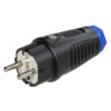 Gummistecker IP54 sw PCE 0521 - blau