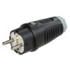 Gummistecker IP54 sw PCE 0521 - grau