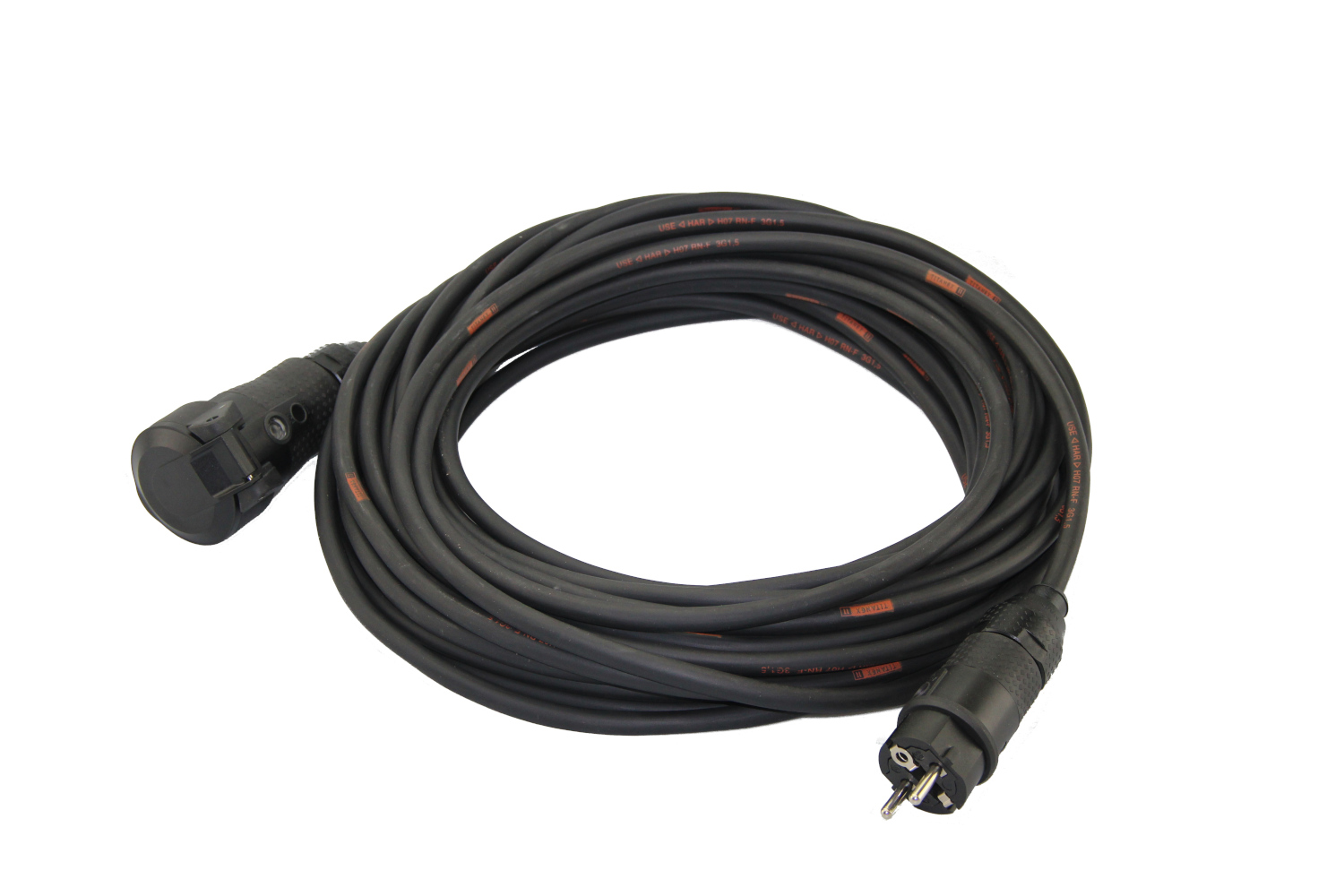 100791_041215801 Schuko Verlängerung Professional-Stecker und Kupplung von ABL IP54 Titanex H07RN-F3G2,5 - 3m