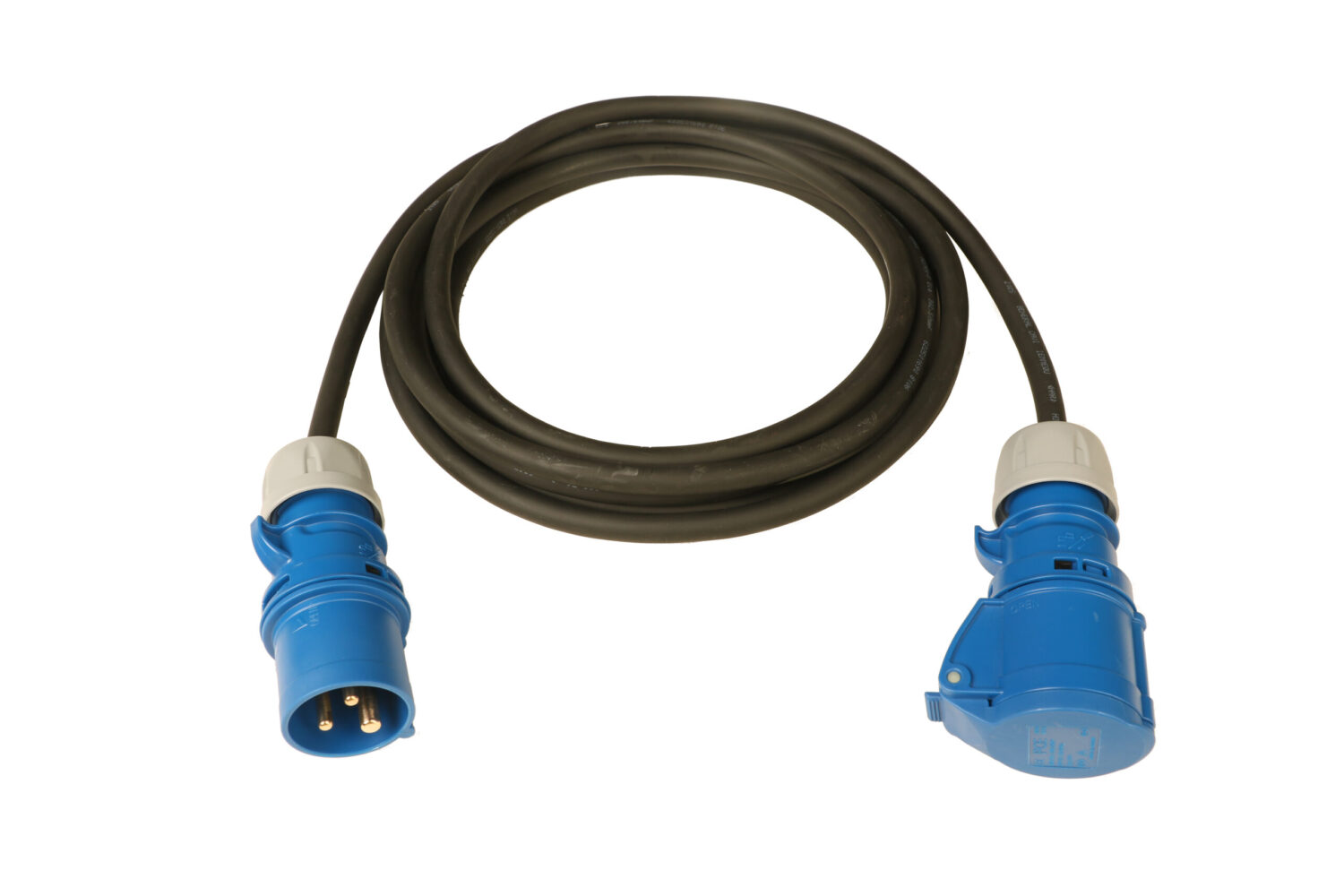 112656_66130533 CEE-Verlängerung 16A 3p 6h 230V IP54 PCE SHARK H07RN-F 3G2,5 - 5m