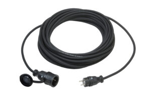 Schutzkontaktverlängerung Gummi-Stecker IP54/Kupplung IP54 H07RN-F3G1,5